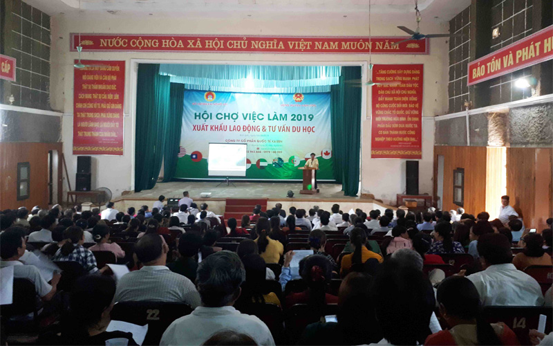 Hội chợ việc làm 2019: Cơ hội đẩy mạnh hoạt động xuất khẩu lao động tại huyện Anh Sơn